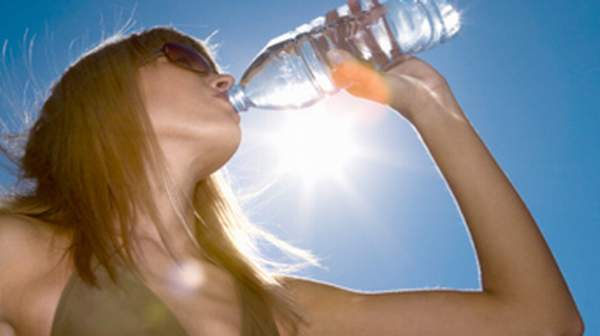 Picture of woman drinking